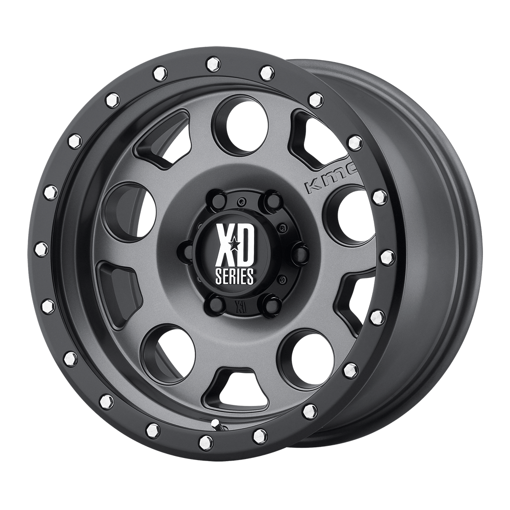 XD XD126 ENDURO PRO MATTE GRAY W BLACK REINFORCING RING - 6X5.5