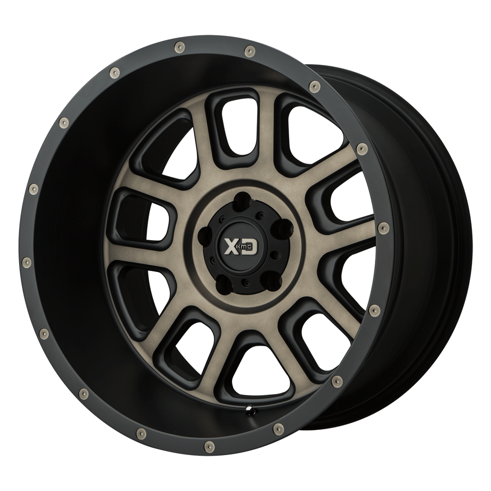 XD XD828 DELTA MATTE BLACK W/ DARK TINT CLEAR - 5X5.0