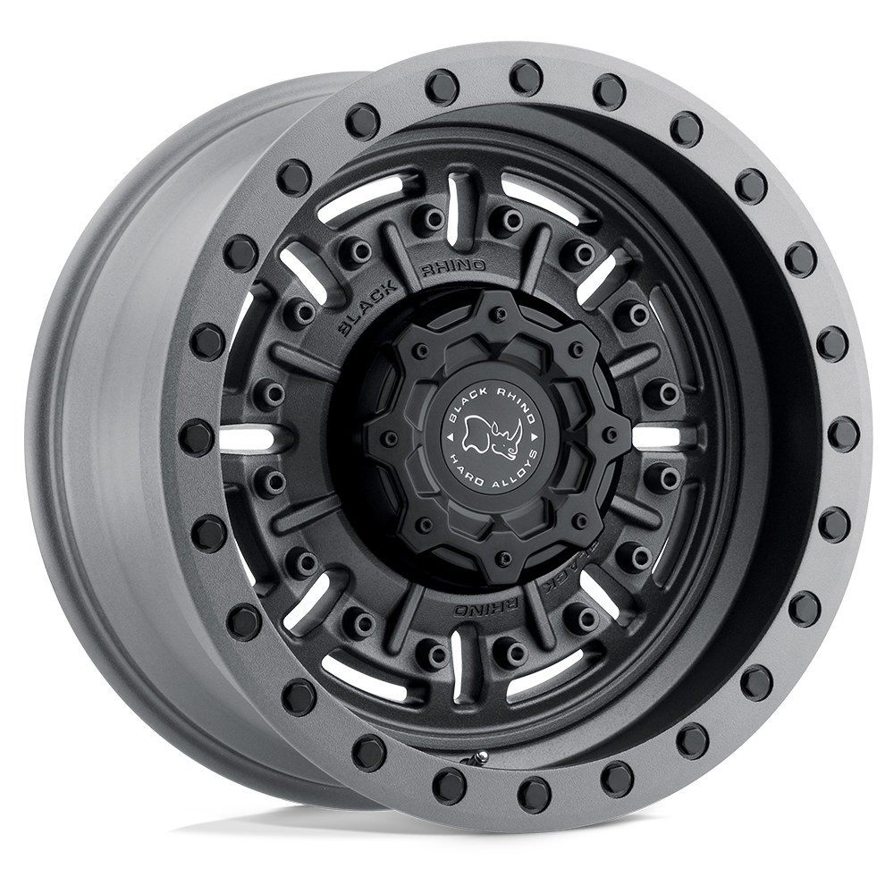 Black Rhino Hard Alloys BRABR ABRAMS TEXTURED MATTE GUNMETAL - 8X6.5