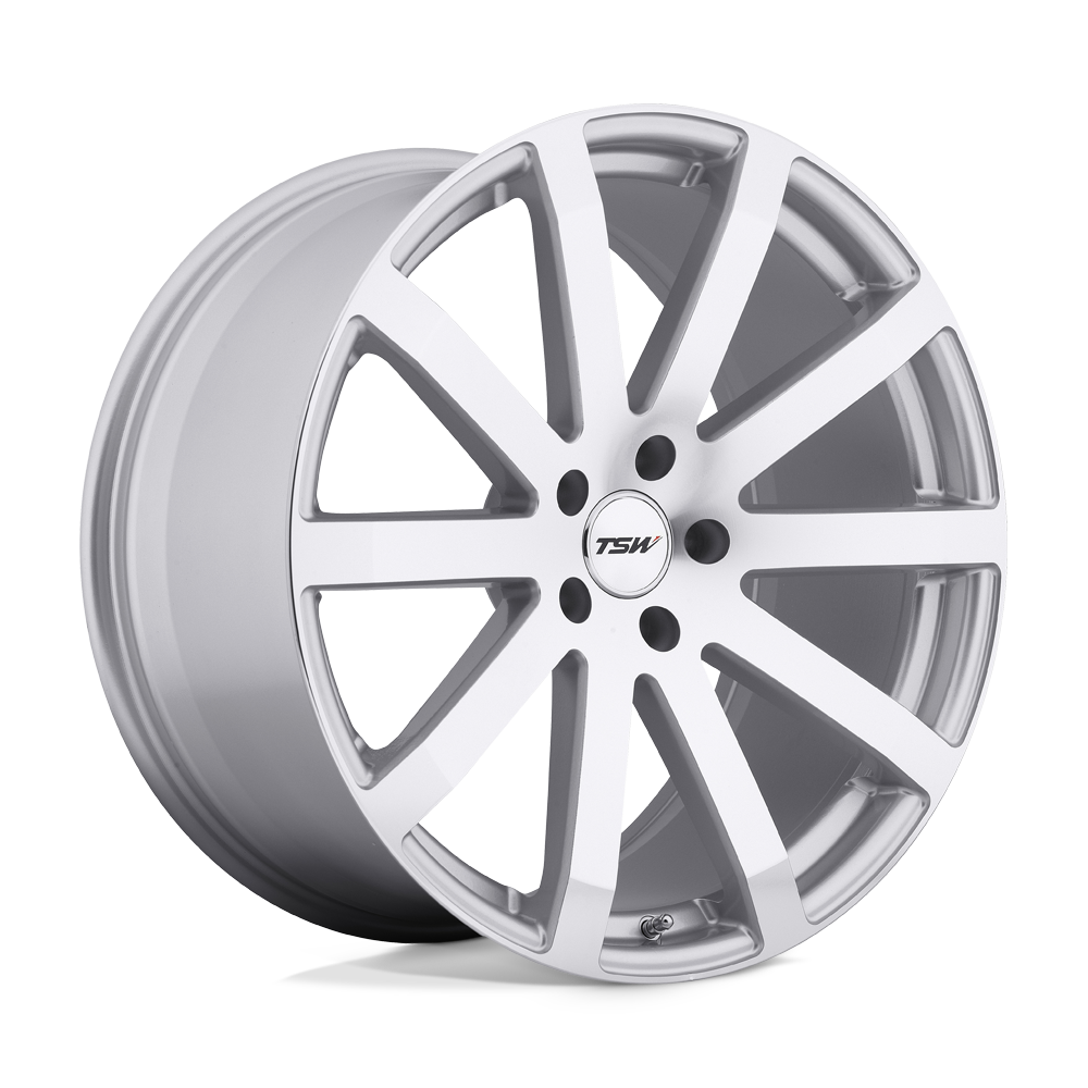 TSW TWBRK BROOKLANDS SILVER W/ MIRROR-CUT FACE - 5X120