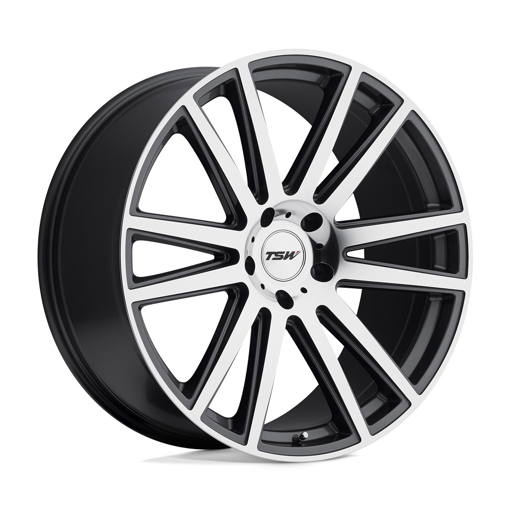 TSW TWGAT GATSBY GUNMETAL W/ MIRROR-CUT FACE - 5X120
