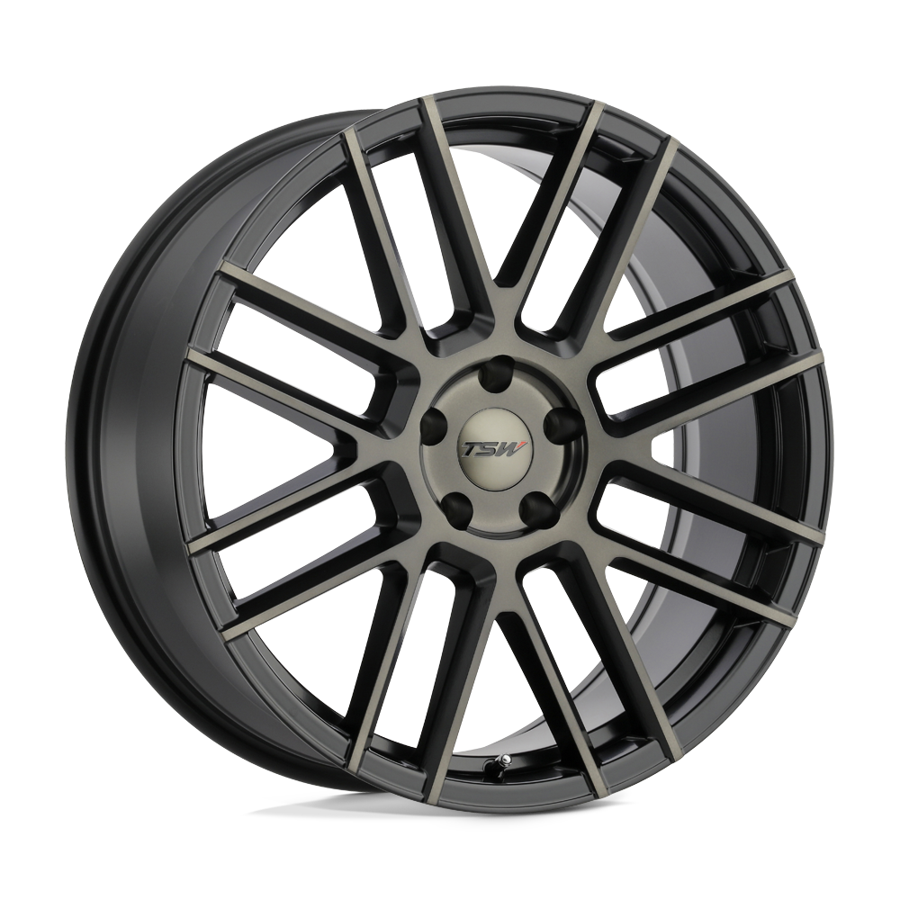 TSW TWMSP MOSPORT MATTE BLACK W/ MACHINE FACE & DARK TINT - 5X4.5