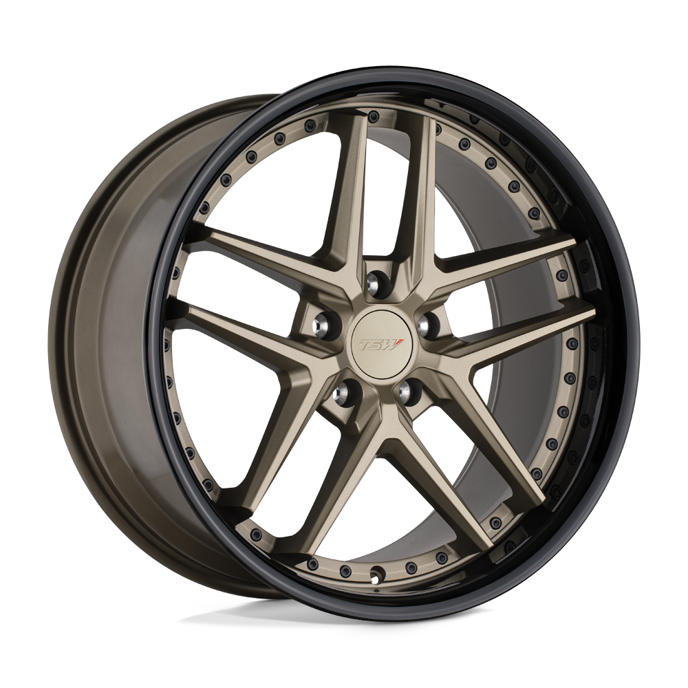 TSW TWREM PREMIO MATTE BRONZE W/ GLOSS BLACK LIP - 5X120