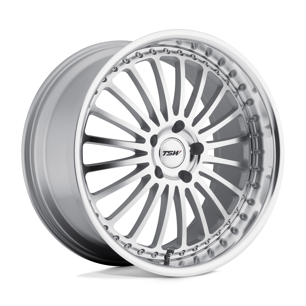 TSW TWSIL SILVERSTONE SILVER W/ MIRROR CUT FACE & LIP - 5X4.5