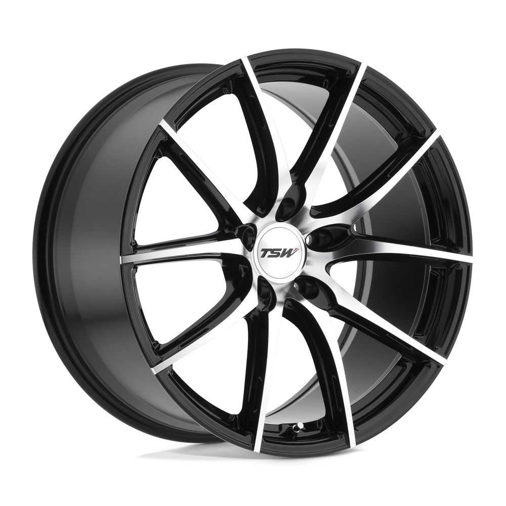 TSW TWSPT SPRINT GLOSS BLACK W/ MIRROR CUT FACE - 5X120