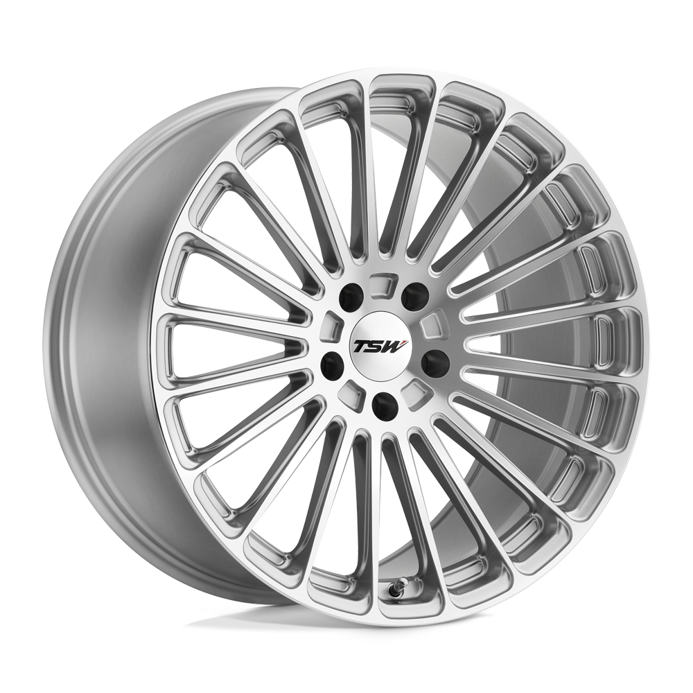 TSW TWTUR TURBINA TITANIUM SILVER W/ MIRROR CUT FACE - 5X4.5
