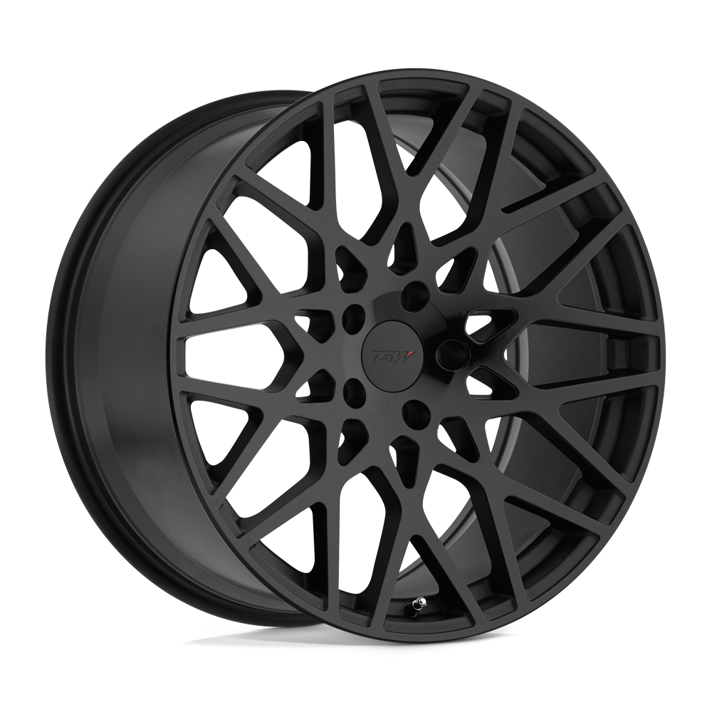 TSW TWVLE VALE DOUBLE BLACK - MATTE BLACK W/ GLOSS BLACK FACE - 5X112