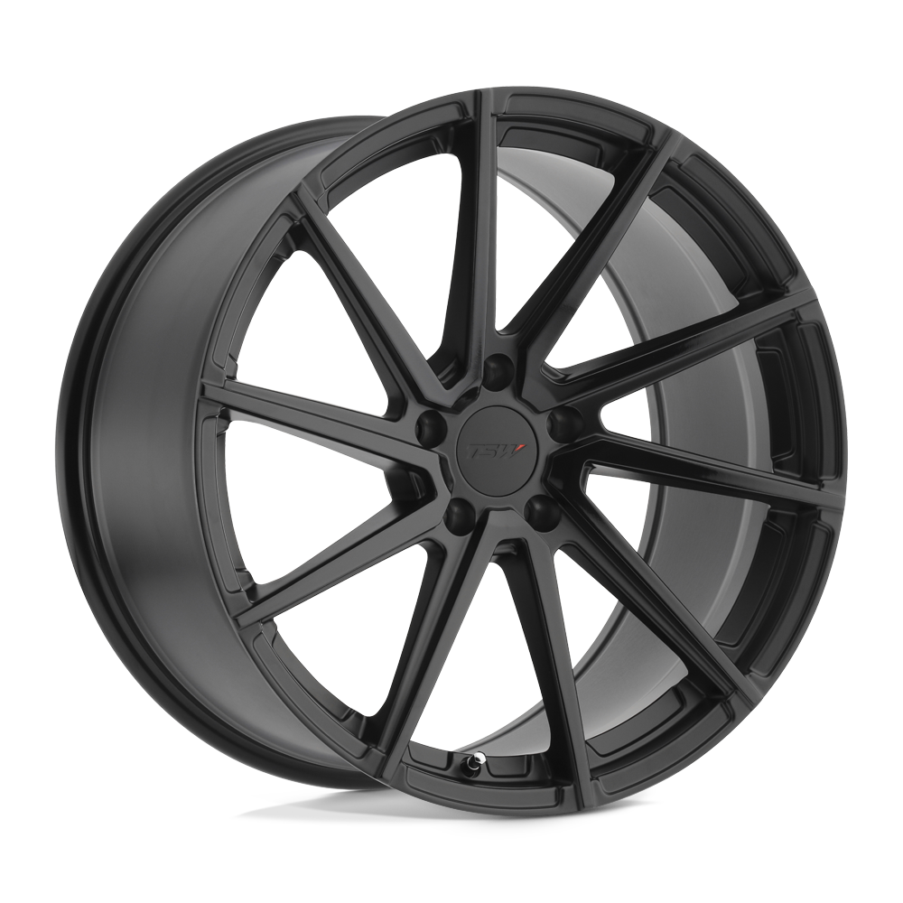 TSW TWWAT WATKINS DOUBLE BLACK - MATTE BLACK W/ GLOSS BLACK FACE - 5X112
