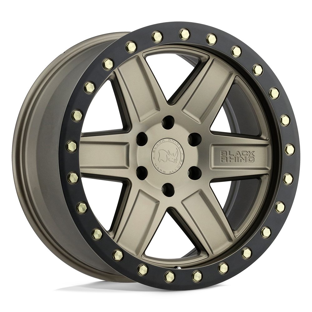 Black Rhino Hard Alloys BRATA ATTICA MATTE BRONZE W/ BLACK RING - 6X135