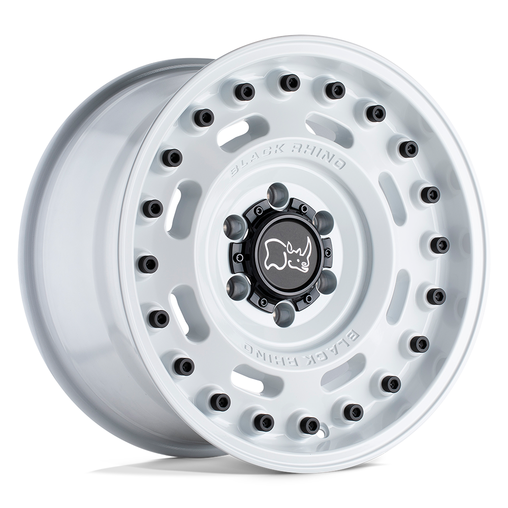 Black Rhino Hard Alloys BRAXL AXLE GLOSS WHITE - 6X5.5