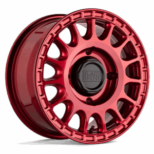 Black Rhino Hard Alloys - UTV BSSND SANDSTORM UTV CANDY RED - 4X110