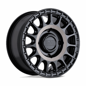 Black Rhino Hard Alloys - UTV BSSND SANDSTORM UTV SEMI GLOSS BLACK W/ MACHINED TINT - 4X156