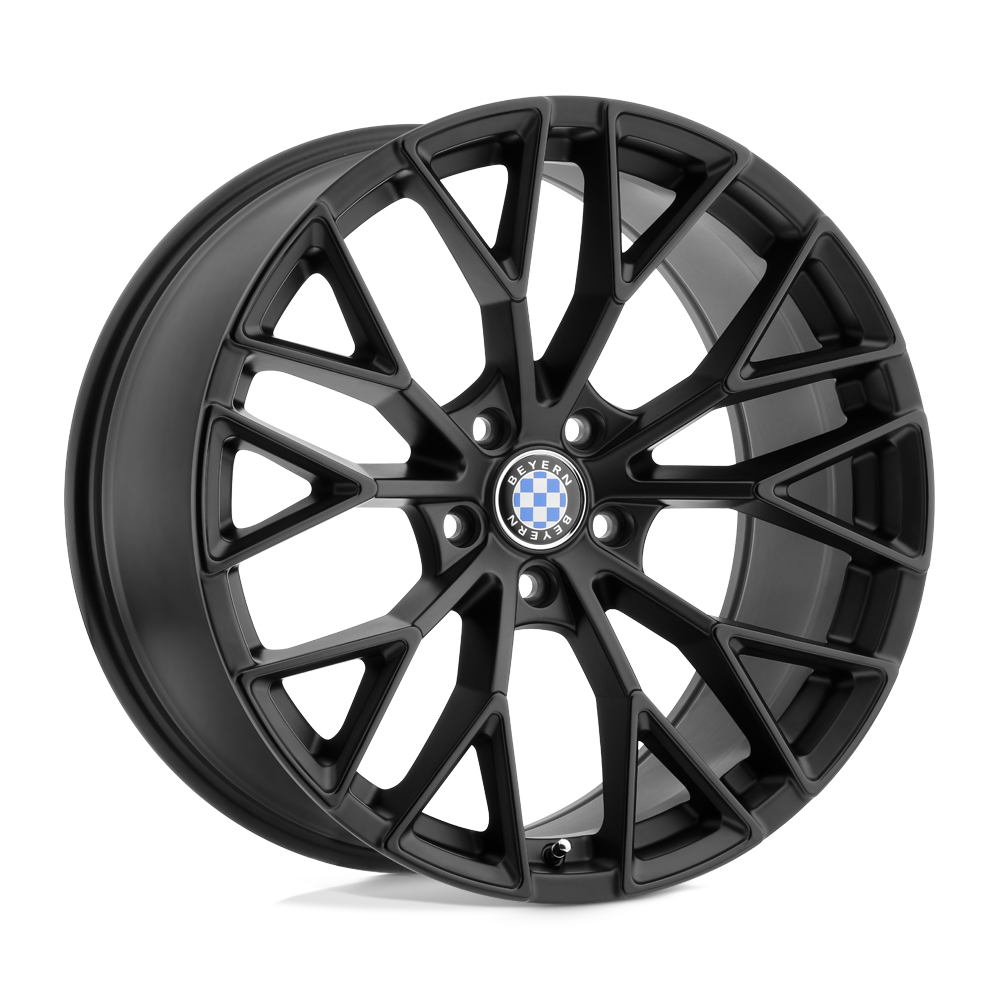 Beyern BEBYL ANTLER DOUBLE BLACK - MATTE BLACK W/ GLOSS BLACK FACE - 5X120