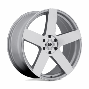 Black Rhino Hard Alloys BREVE EVEREST SILVER W/ MIRROR-CUT FACE - 5X5.5