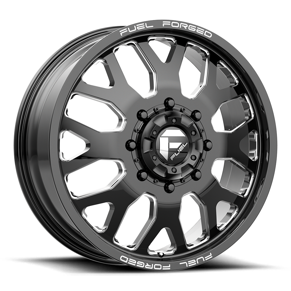 Fuel Mono FM019 FF019 GLOSS BLACK MILLED - 8X170