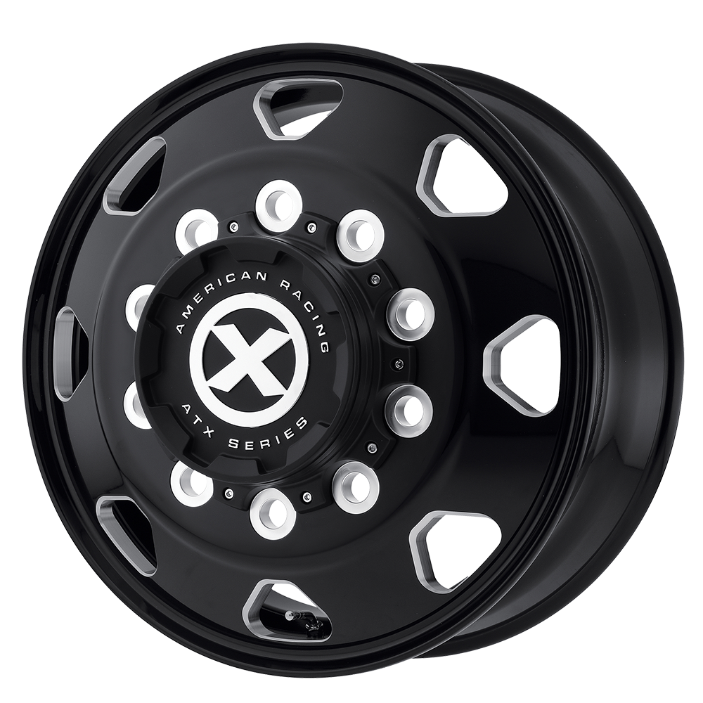 ATX AO401 OCTANE SATIN BLACK MILLED - FRONT - 10X11.25