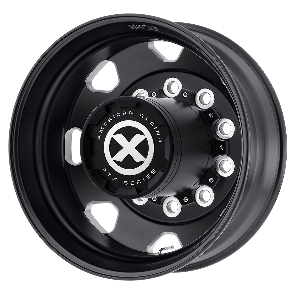 ATX AO401 OCTANE SATIN BLACK MILLED - REAR - 10X11.25