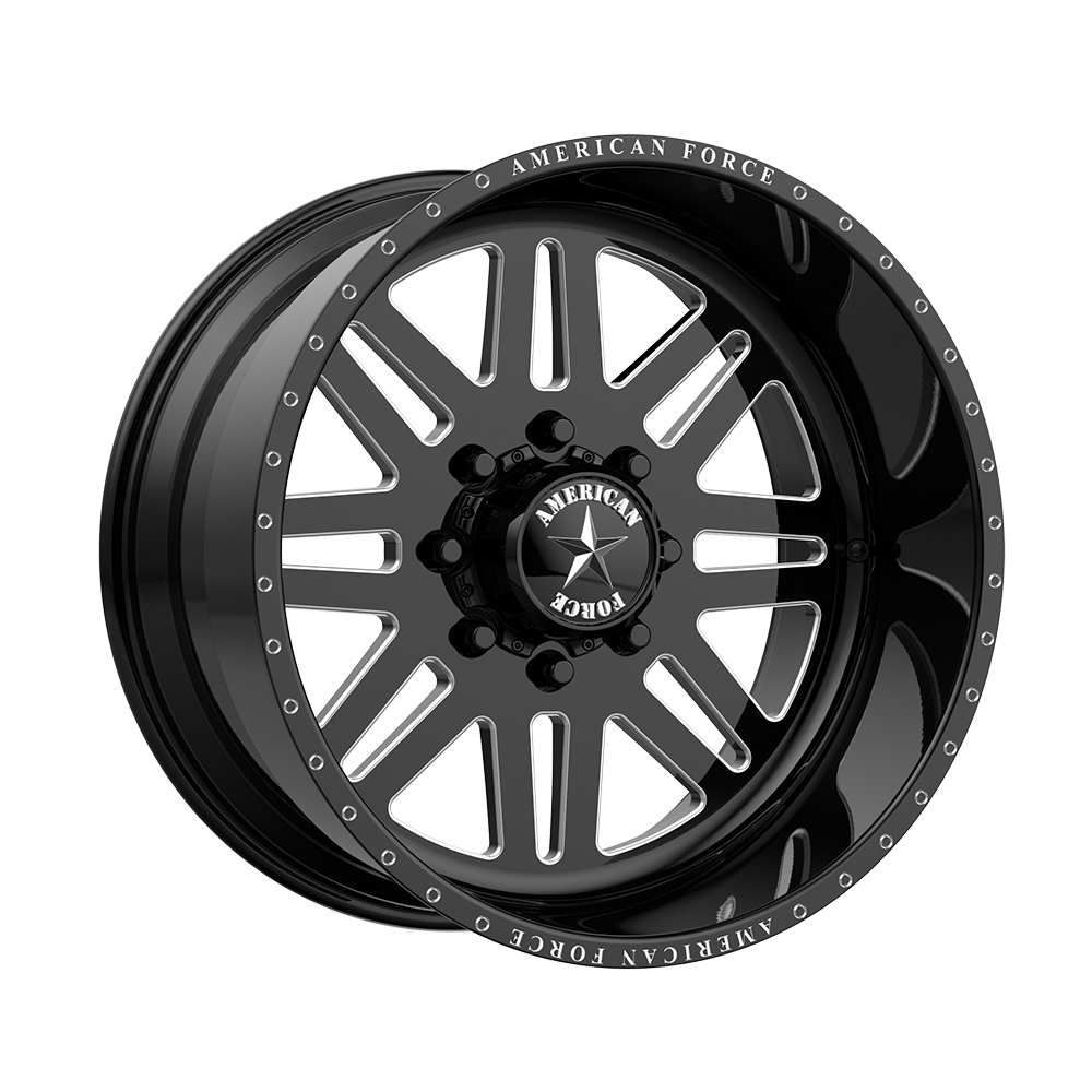 American Force AW009 LIBERTY GLOSS BLACK MACHINED - 6X5.5