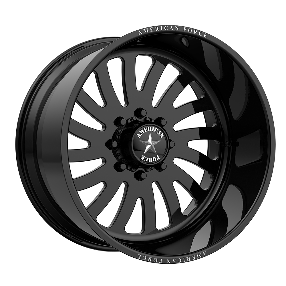 American Force AW74L OCTANE GLOSS BLACK MACHINED - 6X135