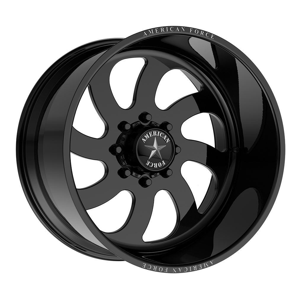 American Force AW76L BLADE GLOSS BLACK MACHINED - 8X180