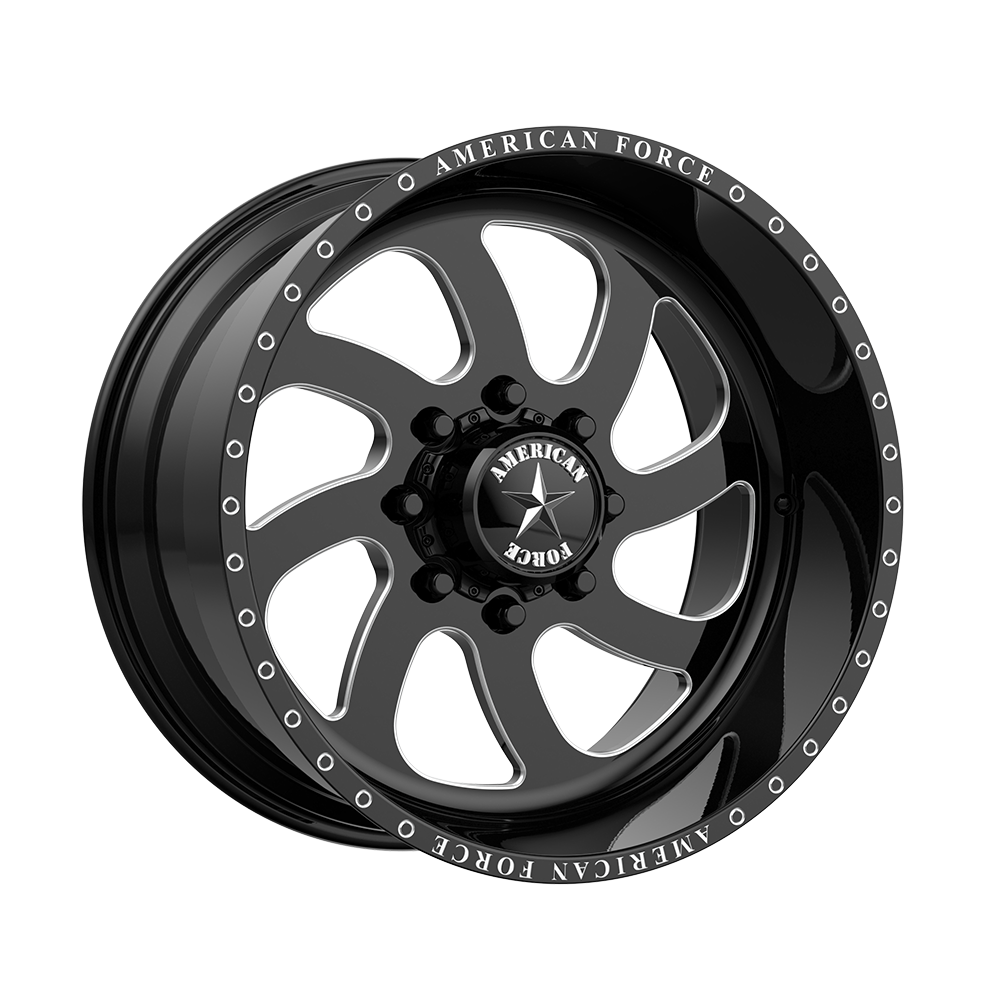 American Force AW76R BLADE GLOSS BLACK MACHINED - 6X5.5