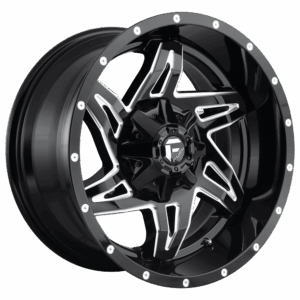 Fuel 1PC FC613 ROCKER GLOSS BLACK MILLED - 5X4.5/5.0