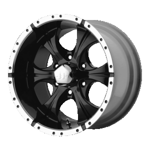 Helo HE791 MAXX GLOSS BLACK MACHINED - 6X5.5