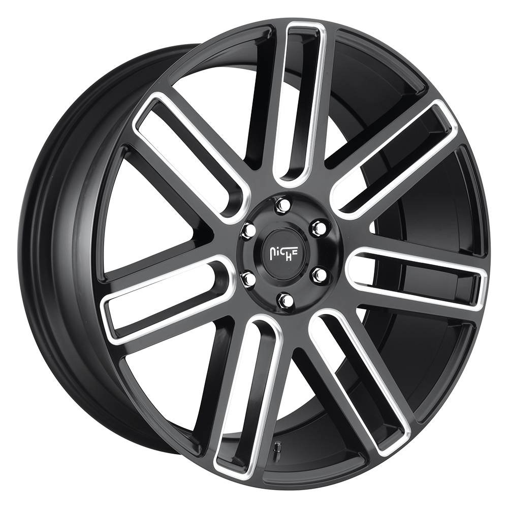 Niche 1PC NC096 ELAN MATTE BLACK MILLED - 6X5.5