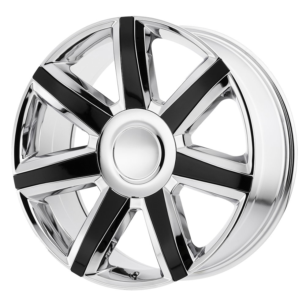 Performance Replicas PR164 PR164 CHROME WITH BLACK ACCENTS - 6X5.5
