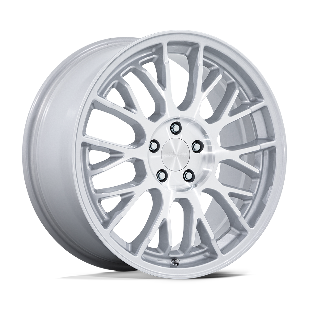Rotiform RC204 PHX GLOSS SILVER W/ MACHINED FACE - 5X112
