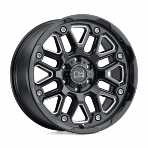 Black Rhino Hard Alloys BRHSR HOLLISTER GLOSS BLACK W/ MILLED SPOKES - 5X150
