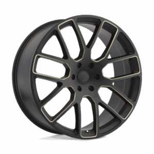 Black Rhino Hard Alloys BRKUN KUNENE MATTE BLACK W/ DARK TINT MILLED SPOKES - 5X150