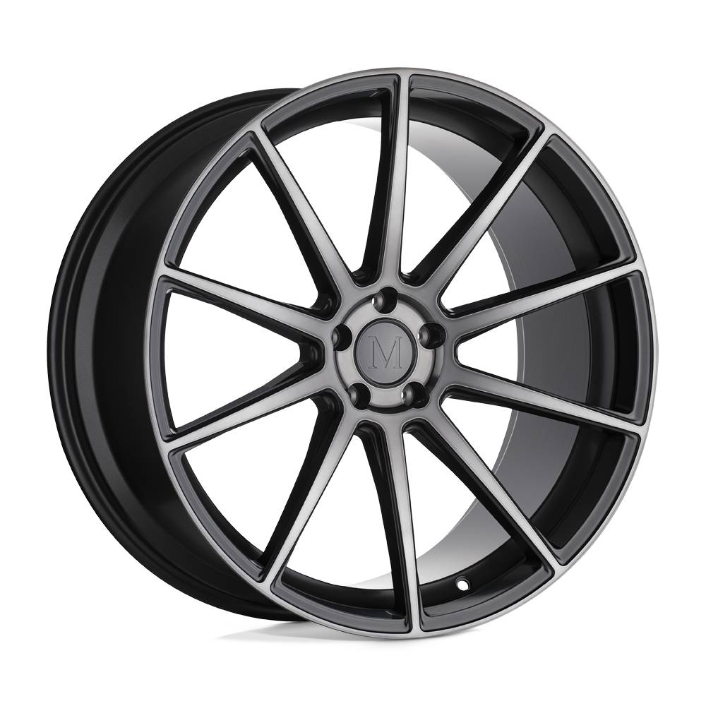 Mandrus MNKLA KLASS GLOSS GUNMETAL W/ MACHINED TINTED FACE - 5X112