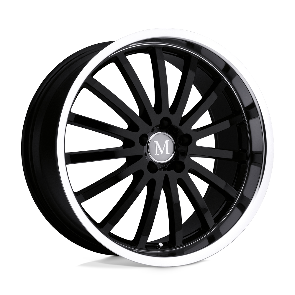 Mandrus MNMAM MILLENIUM GLOSS BLACK W/ MIRROR CUT LIP - 5X112