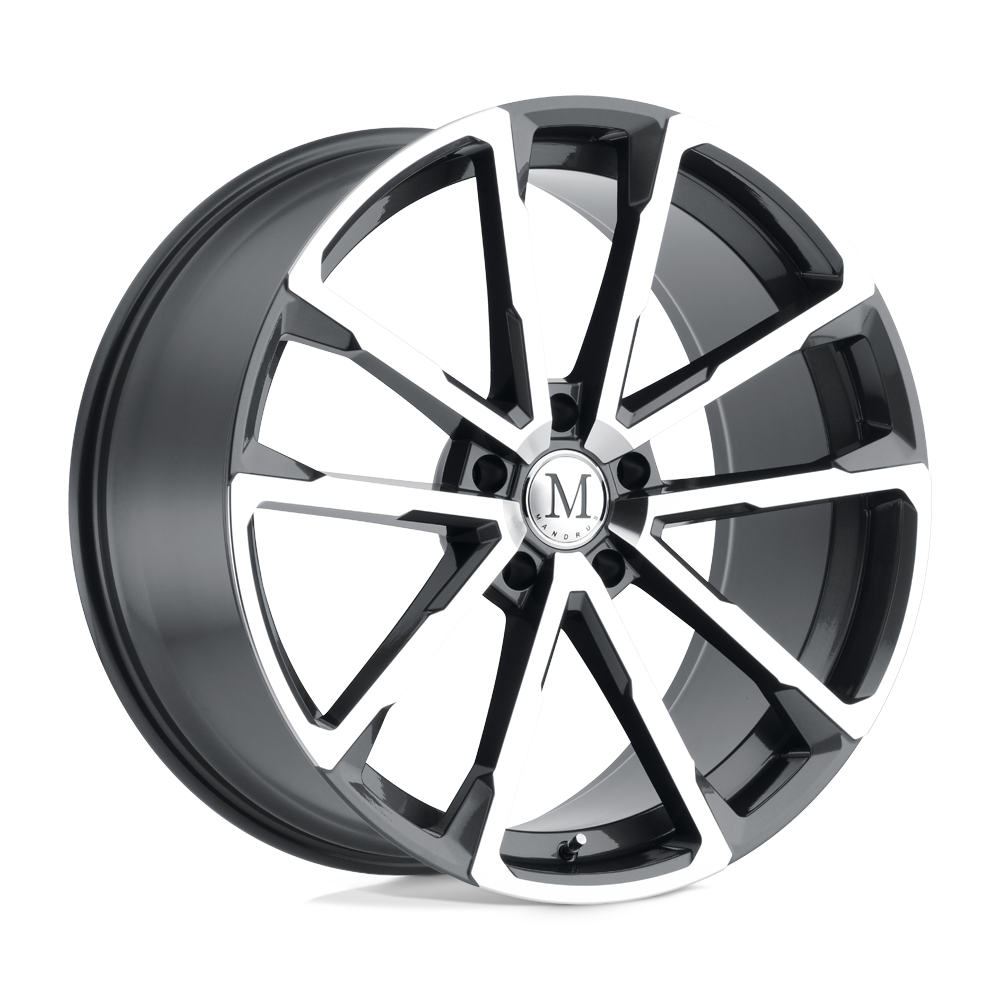 Mandrus MNWLF WOLF GLOSS GUNMETAL W/ MIRROR CUT FACE - 5X112
