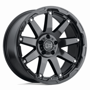 Black Rhino Hard Alloys BROCN OCEANO GLOSS GUN BLACK W/ STAINLESS BOLTS - 5X5.5