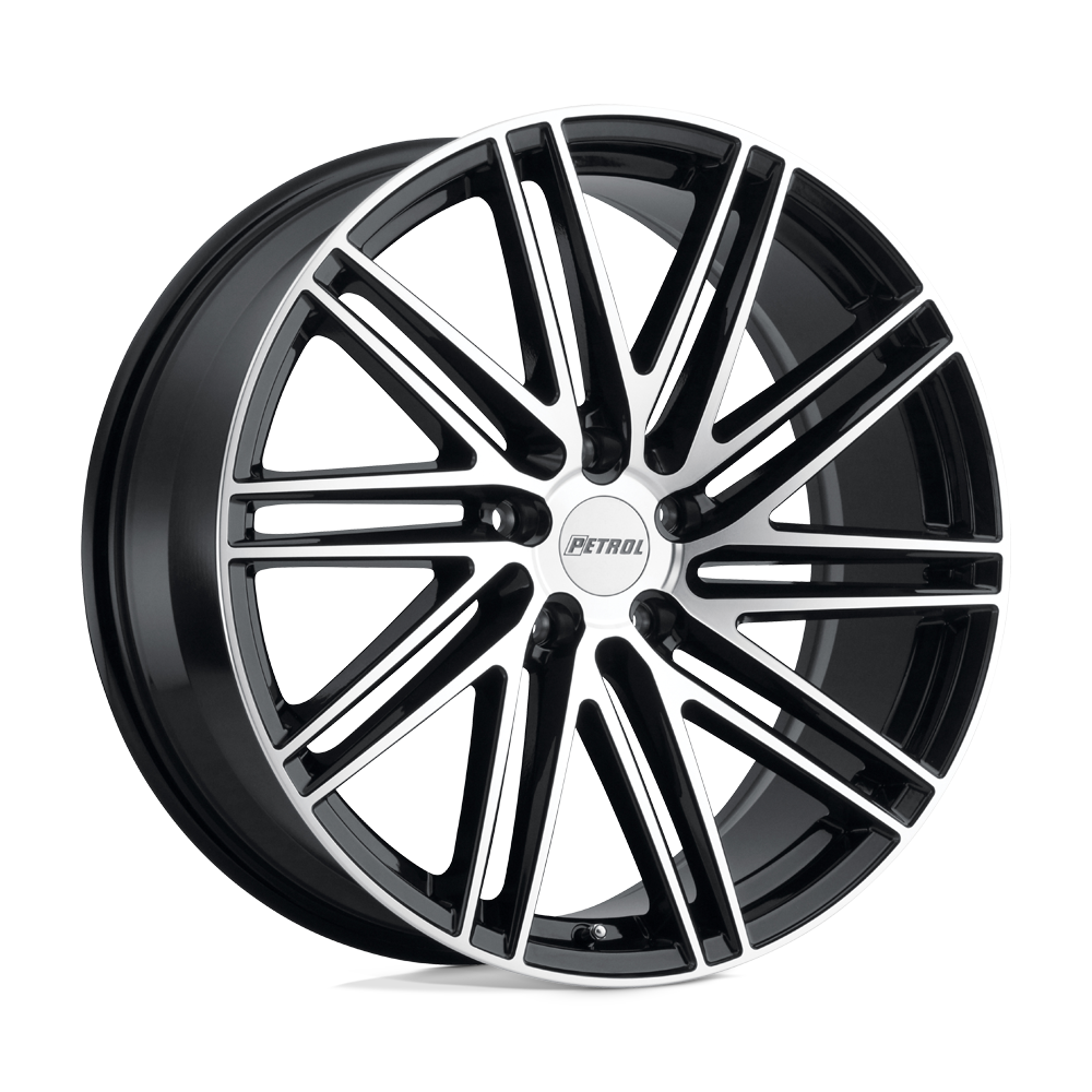Petrol PEP1C P1C GLOSS BLACK W/ MACHINED FACE - 5X112