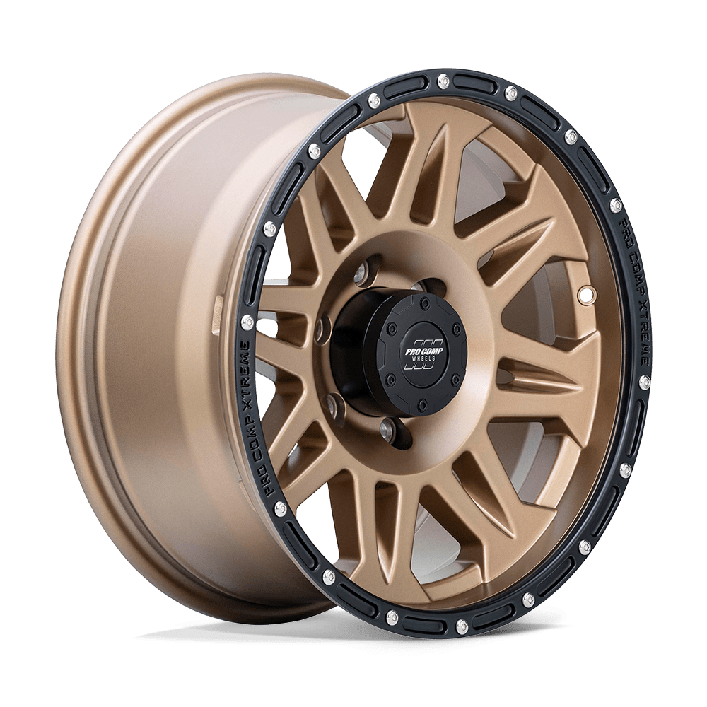Pro Comp Alloys PA005 TORQ MATTE BRONZE WITH BLACK LIP - 5X5.0