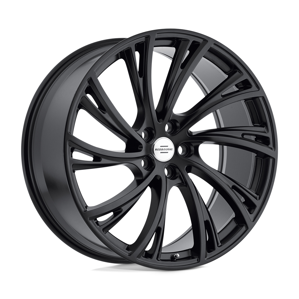 RedBourne RERDB NOBLE DOUBLE BLACK - MATTE BLACK W/ GLOSS BLACK FACE - 5X120