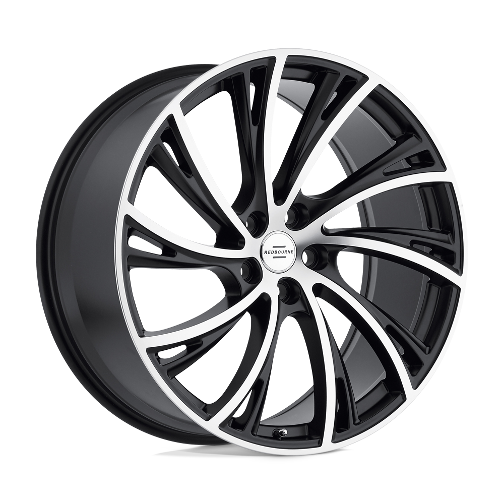 RedBourne RERDB NOBLE MATTE BLACK W/ MATTE MACHINED FACE - 5X120