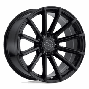 Black Rhino Hard Alloys BRRTU ROTORUA GLOSS BLACK - 6X4.5