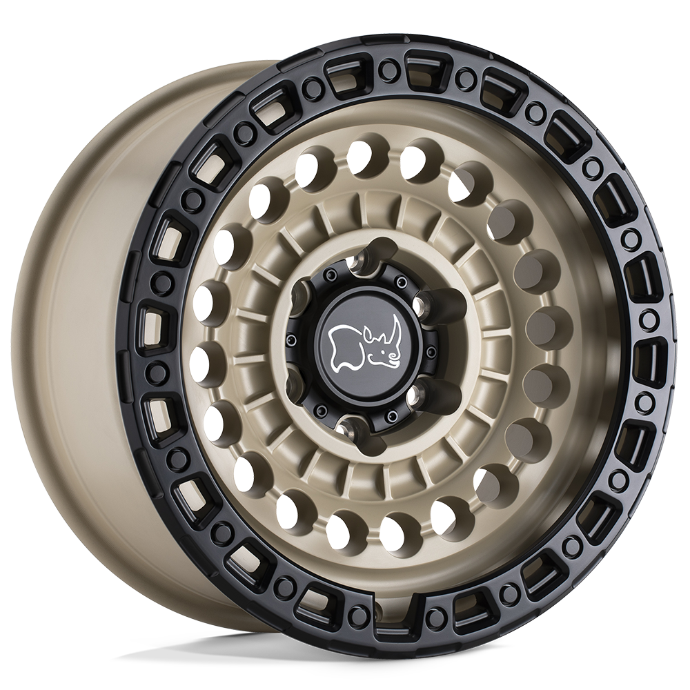 Black Rhino Hard Alloys BRSTN SENTINEL DESERT SAND W/ BLACK RING - 8X6.5