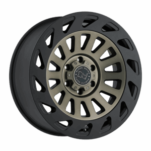 Black Rhino Hard Alloys BRMAD MADNESS DARK TINT MACHINE FACE W/ MATTE BLACK LIP - 8X170