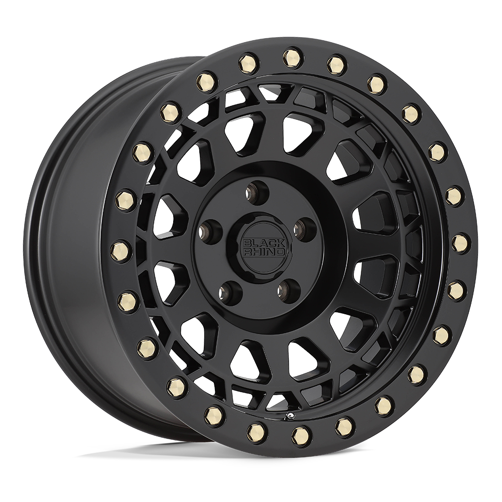 Black Rhino Hard Alloys BRPRM PRIMM MATTE BLACK WITH BRASS BOLTS - 6X5.5