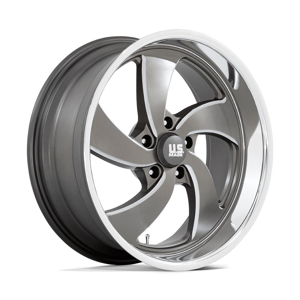 US Mag 1PC UC133 DESPERADO ANTHRACITE MILLED DIAMOND CUT MILLED - 5X4.75