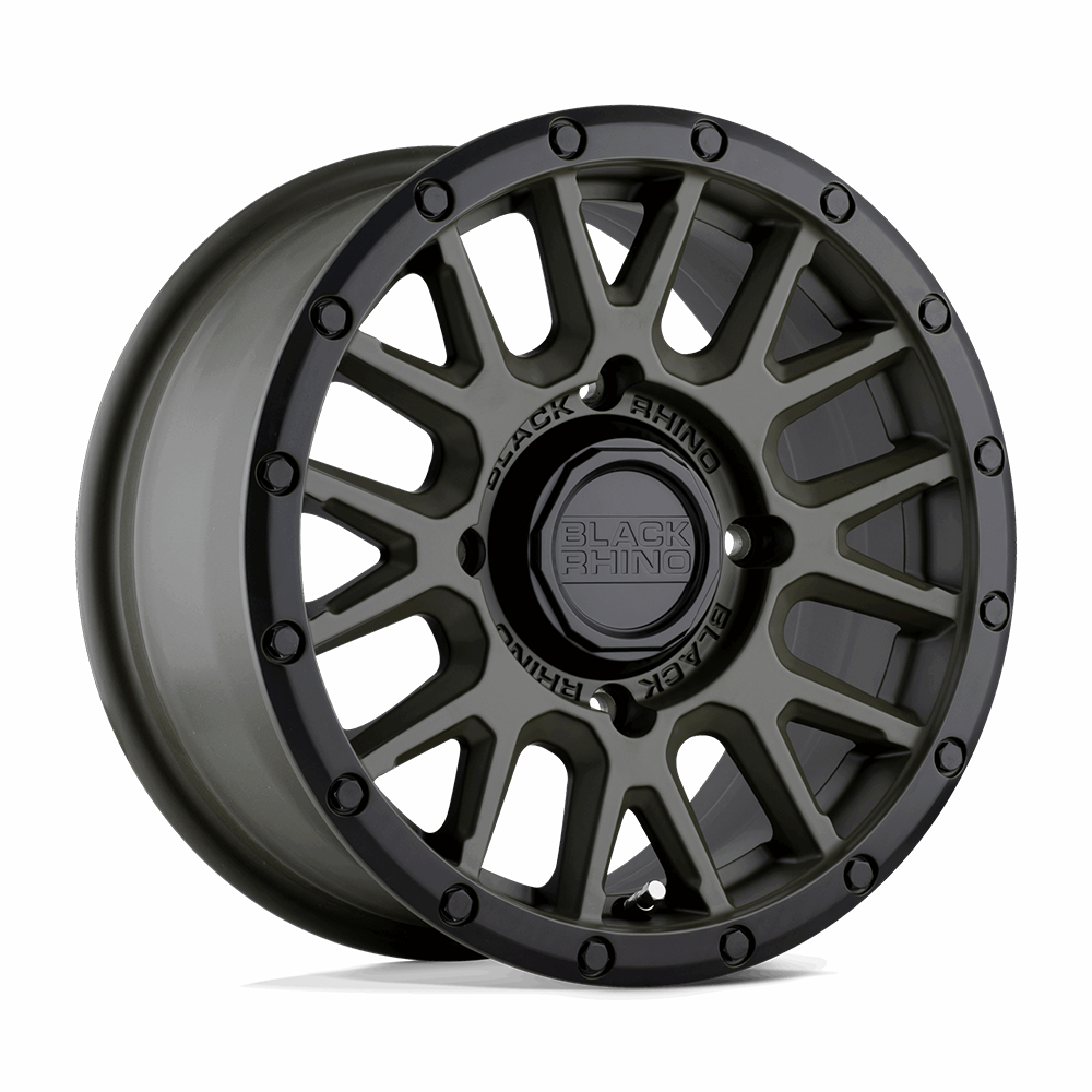 Black Rhino Hard Alloys - UTV BSLPZ LA PAZ UTV OLIVE DRAB GREEN WITH BLACK LIP - 4X137