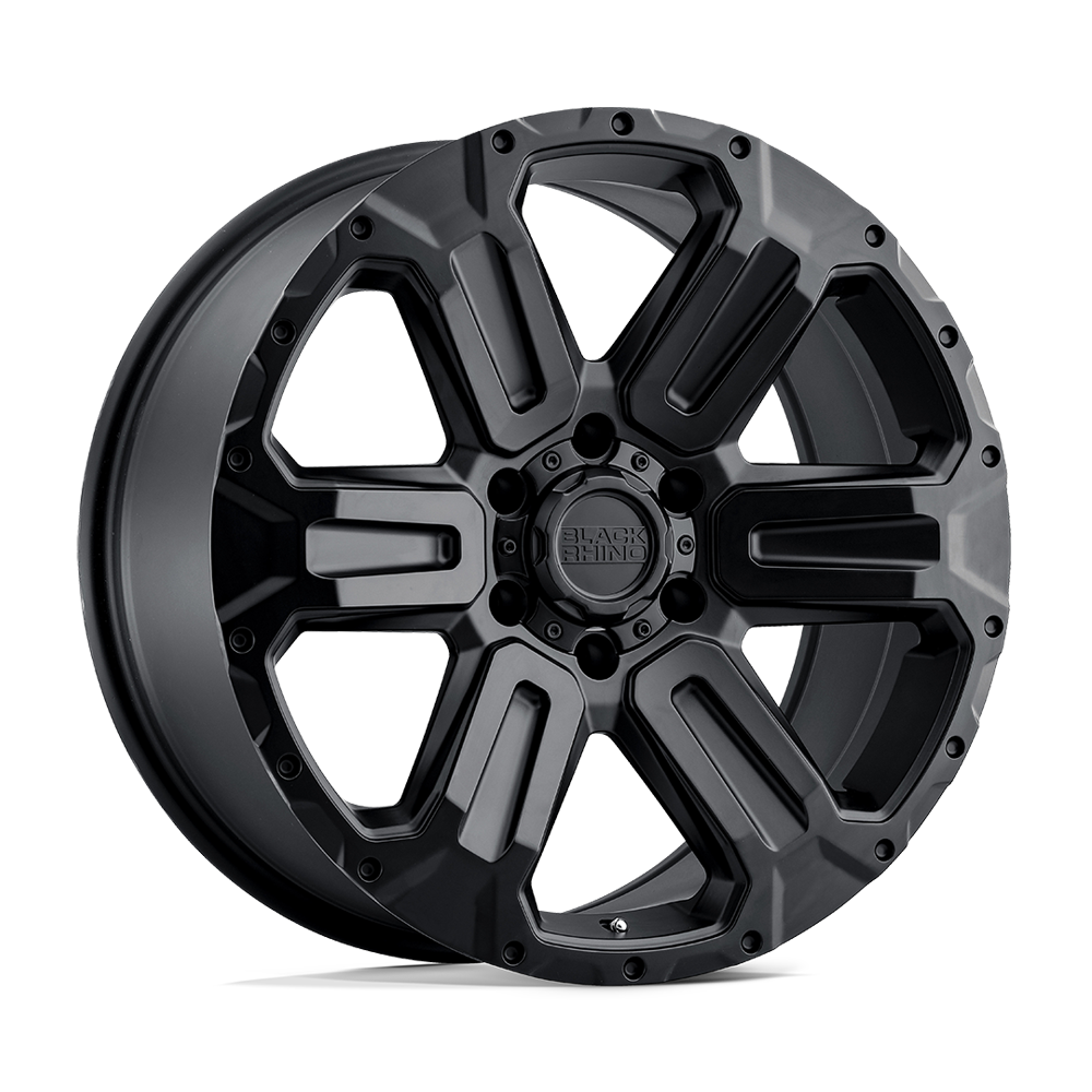Black Rhino Hard Alloys BRWKA WANAKA MATTE BLACK - 6X135