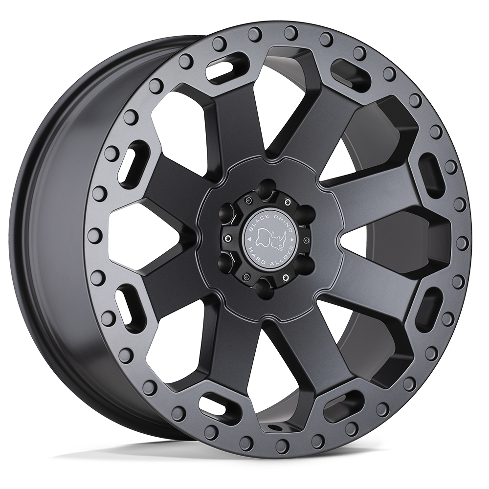 Black Rhino Hard Alloys BRWAR WARLORD MATTE GUNMETAL - 6X130