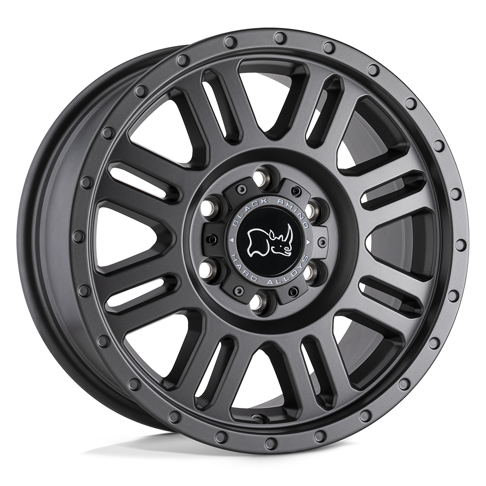 Black Rhino Hard Alloys BRYWN YELLOWSTONE MATTE GUNMETAL - 5X160
