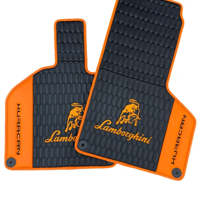 Lamborghini Huracan Floor Mats orange 1